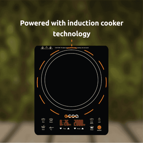 Powered with induction cooker technology