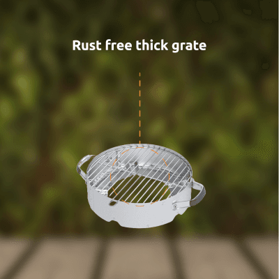 Rust free thick grate