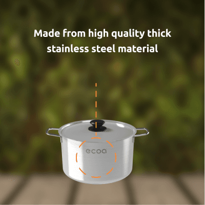 Made from high quality thick stainless steel material